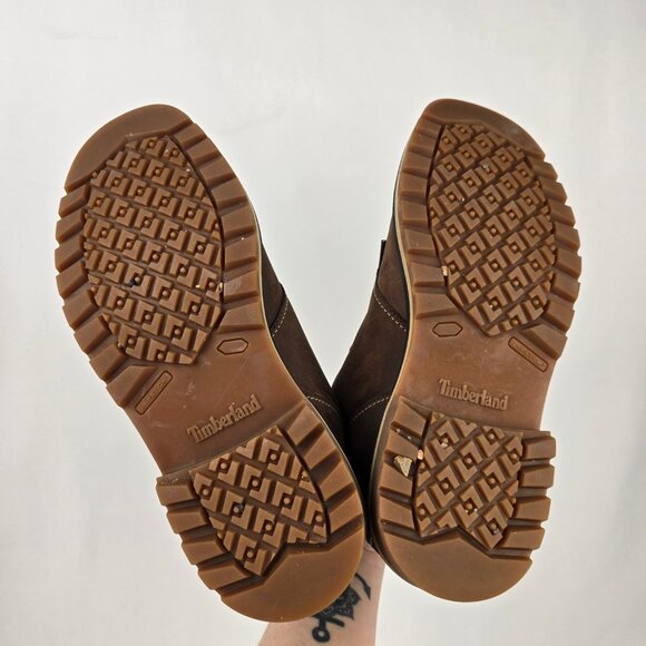 Timberland Ortholite Grantly Waterproof Chukka Boots Brown leather Mens Size 7 - Picture 6 of 9